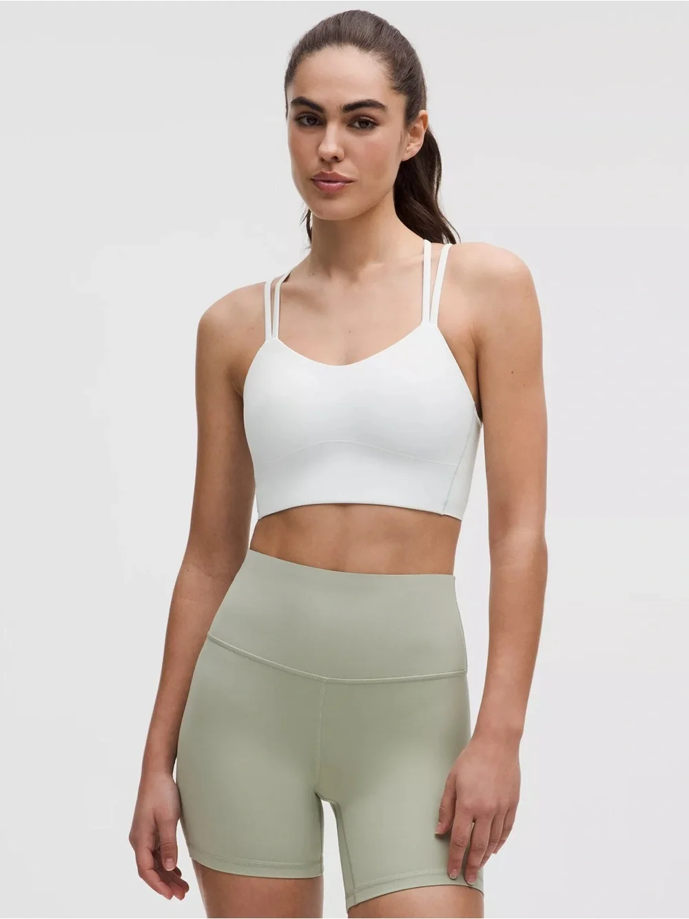 Lululemon Like A Cloud Longline bra B/C, Ocean Air, 4
